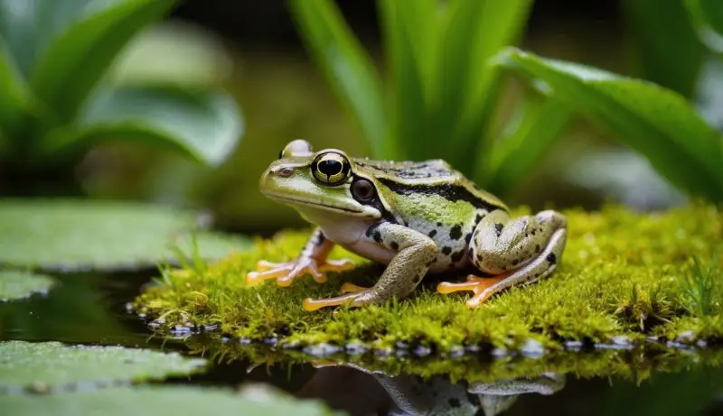 Frogs in Louisiana Wetlands